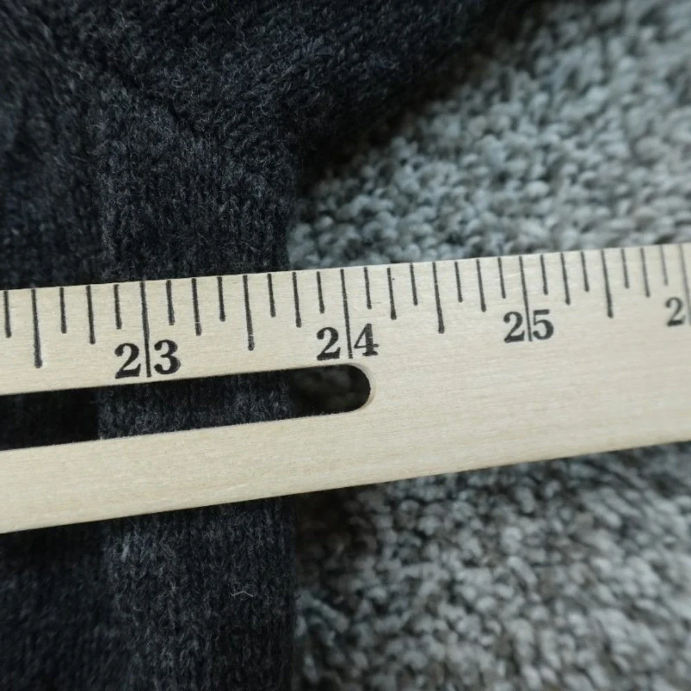 Banana Republic Sweater Mens XL Gray Merino Extra Fine Wool Pullover‎ Crewneck